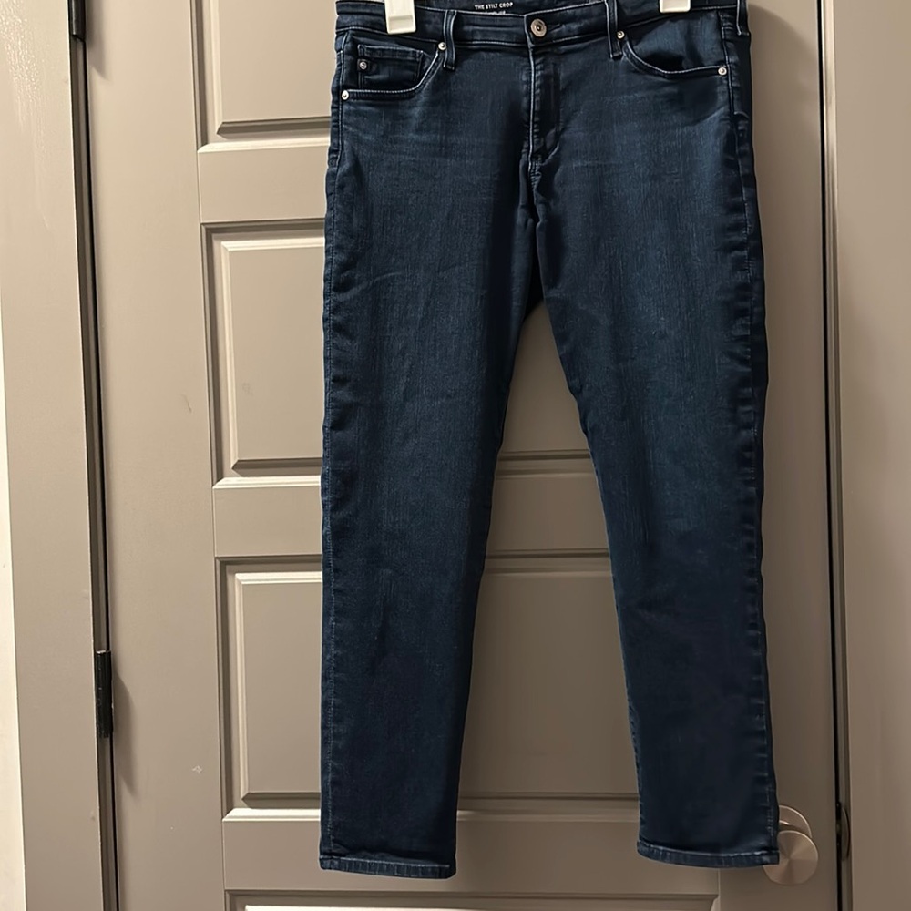 AG Adriano Goldschmied “The Stilt Crop” cigarette crop size 30R